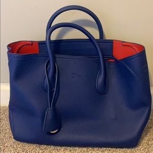 Dior Leather Tote/Crossbody Bag